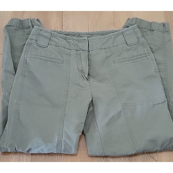 Theory Pants Womens 6 Utility Linen Barneys NY Collab lagenlook military minimal - Picture 7 of 12